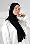 Women's Viscose Shawl Flexible Hijab Long Seasonal Black