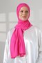 Women's Viscose Shawl Flexible Hijab Long Seasonal Pink