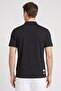 Men Regular Fit Short Sleeve Outdoor Polo Shirt, Black - 4