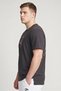 Men Sportswear Fit Short Sleeve Outdoor T-Shirt, Dark Grey - 3