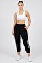 Women Sportswear Fit Running 3/4 Pants, Black - 2