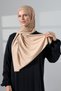 Women's Viscose Shawl Flexible Hijab Hijab Long Seasonal Beige - 4