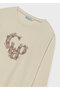 Girl's Long Sleeve T-Shirt Crema 0830 - 3