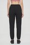 Women Sportswear Fit Running Track Pants, Black - 4