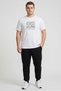 Men Sportswear Fit Short Sleeve Outdoor T-shirt, White - 2