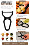 Laser Cut Vegetable and Fruit Peeler – Potato Peeler with Stainless Steel Blade 11 cm