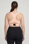 Women Graphic Print Padded Sports Bra, Pink - 4