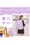 2pc set School bag with pencil bag,Waterproof School Backpacks for Girls,Middle Schoolbag Elementary Student Bookbag,Multiple Pockets Schoolbags,Large Casual School Daypacks for Teens - 5