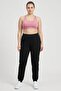 Women Regular Fit Embroidered Logo Outdoor Track Pants, Black - 2