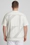 Men Sportswear Fit Short Sleeve Outdoor T-shirt, White - 4