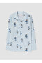 Lcw Kids Blue Shirt Collar Boys Pajama Set - 2