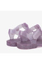 Clasica Cristal Children's Purple Sandals - 4