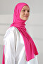 Women's Viscose Shawl Flexible Hijab Long Seasonal Pink - 4