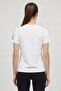 Women Regular Fit Short Sleeve Running T-Shirt, White - 4