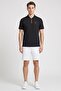 Men Regular Fit Short Sleeve Outdoor Polo Shirt, Black - 2