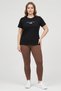 Women Regular Fit Short Sleeve Outdoor T-Shirt, Black - 2