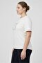 Women Sportswear Fit Short Sleeve Training T-Shirt, White - 3