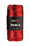 Parla Red Glitter Knitting Yarn Bag Yarn Supla Yarn 100 Grams 235 Meters