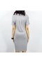 Women's Gray Bodycon Short sleeve Mini Dress - 7