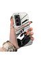 Infinix Hot 60 Pro Plus Compatible Stylish Racing Car Pattern Acrylic Back Panel Silicone Edge Shock Absorbing Case
