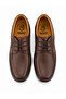 Men's Brown, Black 100% Genuine Leather Laced Classic Casual Shoes - 4