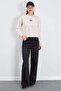 3 Thread Signature Embroidered Oversize Sweatshirt with Stopper - 7