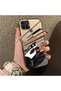 Realme C25Y/C21Y Compatible Stylish Racing Car Pattern Acrylic Back Panel Silicone Edge Shock Absorbing Case - 2