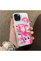 iPhone 13 Pro Compatible Pinkie Pie Multiple Face Expression Printed Hard Acrylic Back Soft Silicone Frame Case - 2
