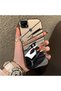 Realme C15/C25/C25S Compatible Stylish Racing Car Pattern Acrylic Back Panel Silicone Edge Shock Absorbing Case - 2