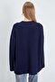 Basic Crew Neck Oversize Knitwear Sweater - 5