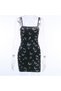 Women's Black Animal print Mini Dress - 6