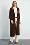 Shawl Collar Bearded Casual Knitwear Cardigan - 3