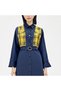 Women's Dark Blue Plaid Shirt dress - 3