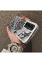 Samsung Galaxy A35 Compatible Hard Acrylic Back Silicone Edge Lens Protection Case Dragon - 4