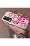 Vivo Y04 Compatible Pinkie Pie Multiple Face Expression Printed Hard Acrylic Back Soft Silicone Frame Case - 3