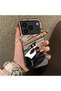 iPhone 17 Pro Max Compatible Stylish Racing Car Pattern Acrylic Back Panel Silicone Edge Shock Absorbing Case - 2
