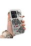 Vivo X200 Fe Compatible Hard Acrylic Back Silicone Edge Lens Protection Case Dragon