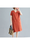 Women's V-neck Dress - 3