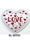 Heart Pocket Heater with Love Message, Hand Warmer, Hot Water Bag Pvc 9cm - 4