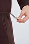 3 Thread Half Zipper Parachute Fabric Garnished Set with Stopper, 2 Piece Set - 5