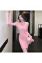Women's Pink Dress - 6