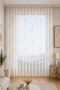Grek Elit Aplik 16163 Brode Special Size Tulle Curtain 280X260 Without Pleats