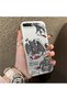 iPhone 7 Plus/8 Plus Compatible Hard Acrylic Back Silicone Edge Lens Protection Case Dragon - 2