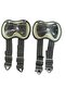 Knee Protection Equipment Pair 14 cm (Green-Black)