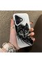 iPhone 17 Compatible Hard Acrylic Back Silicone Edge Lens Protection Case Wolf - 2