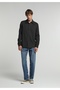 Regular Fit Shirt Neck Plain Men's Green Long Sleeve Shirt - 3