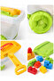 55-Piece Kids Building Blocks Set with Wheeled Storage Trolley, Pull Handle and Removable Lid, Colourful Construction Bricks and Vehicle Pieces - 4