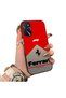 Oppo A55 4g Compatible Stylish Racing Car Pattern Acrylic Back Panel Silicone Edge Shock Absorbing Case