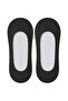 Premium - Laser Cut Combed Cotton Ballerina Socks Black-Tan 2-Pack - 3