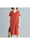 Women's V-neck Dress - 5